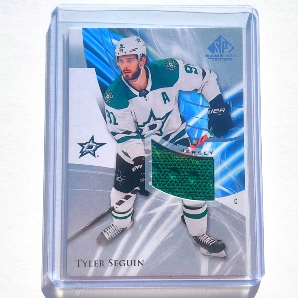 Tyler Seguin Upper Deck SPX Game Used Jersey Hockey Card #85 2020/21